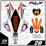 Decal 400 Micron Kawasaki KLX Gordon